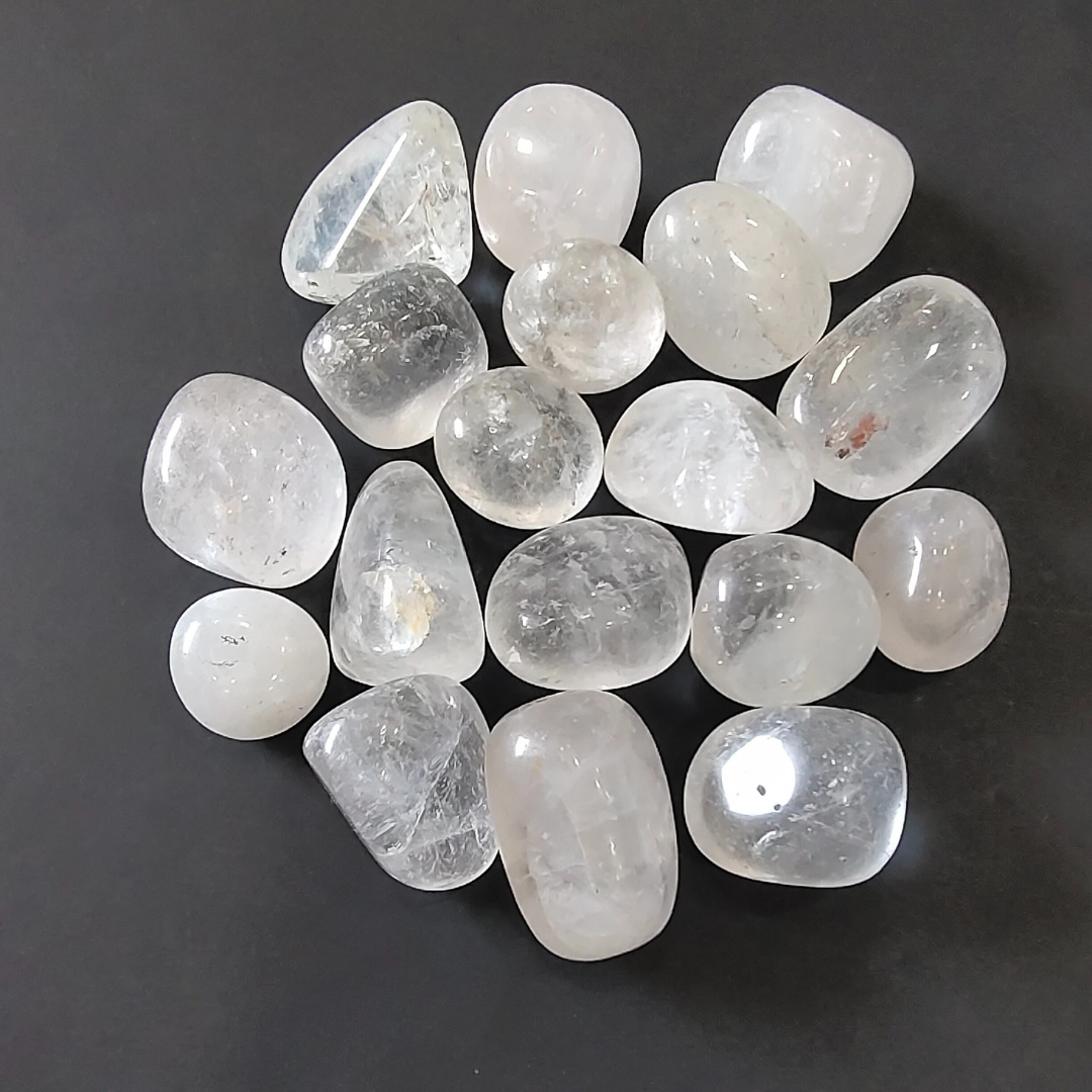 Clear Quartz Tumbles