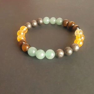 Money Magnet Bracelet with Pyrite