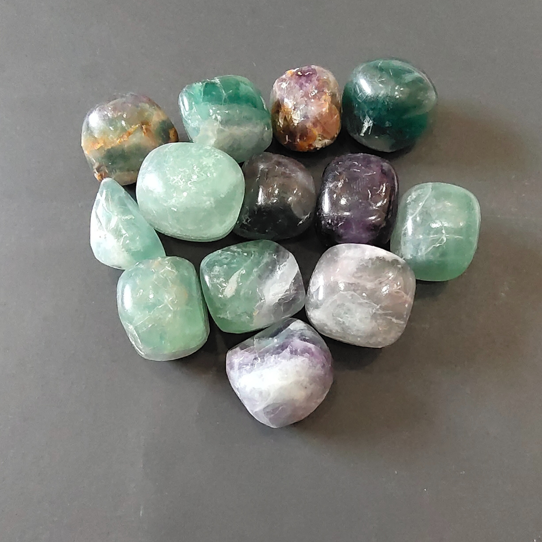 Multi Fluorite Tumbles