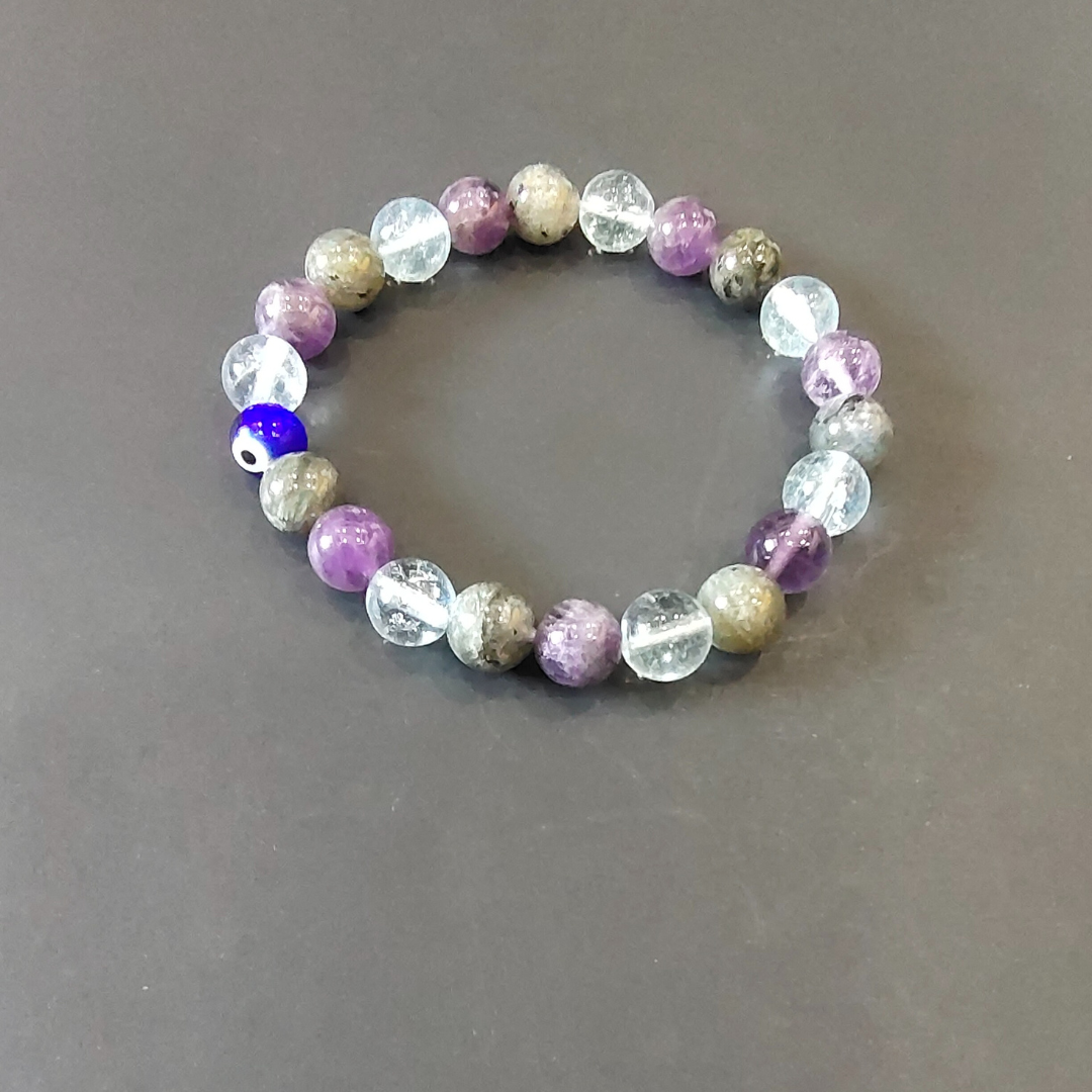 Aquarius Zodiac Crystal Bracelet - Image 4