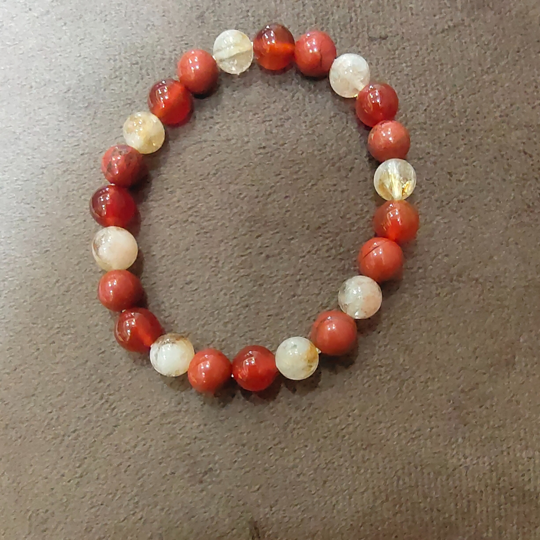 Aries Zodiac Crystal Bracelet