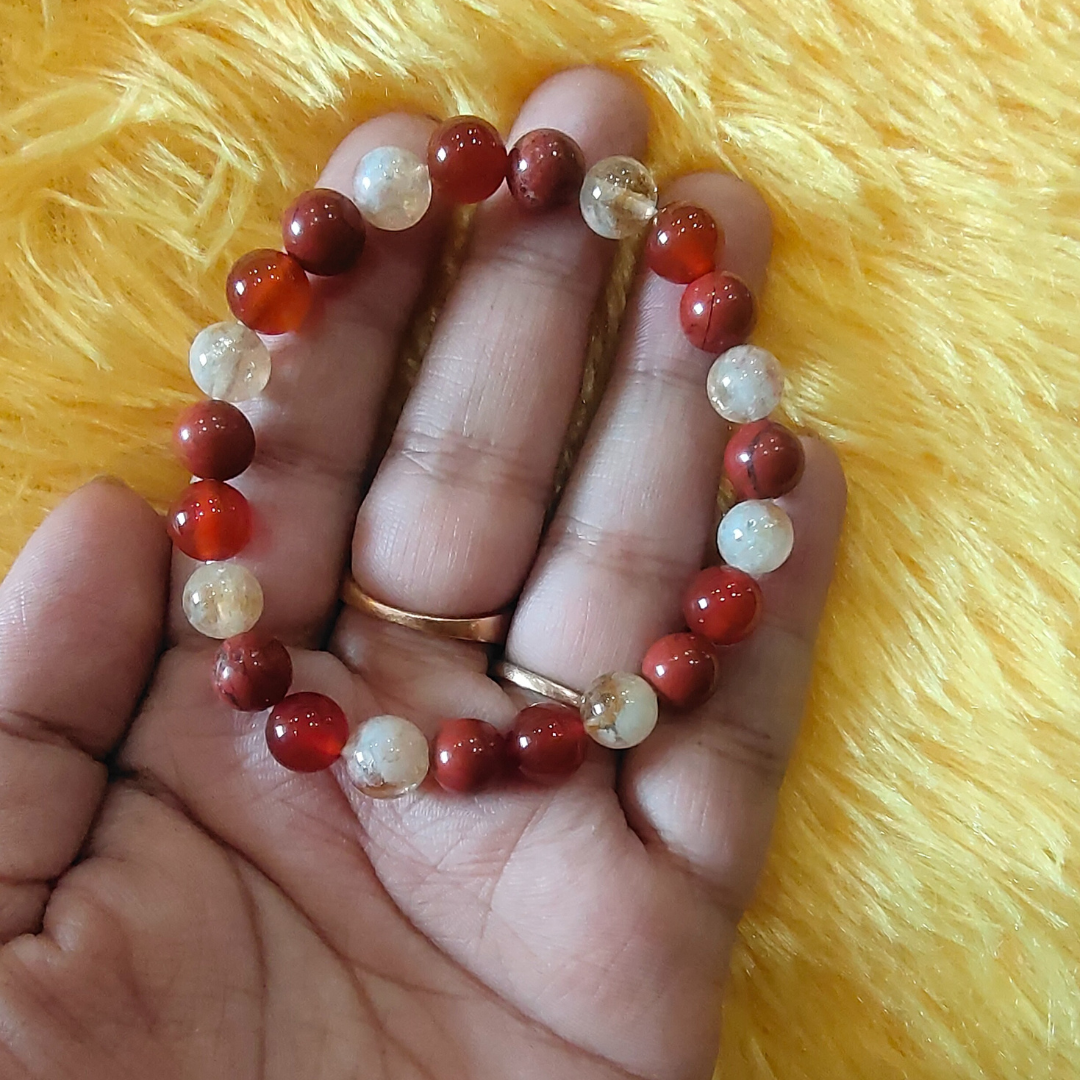 Aries Zodiac Crystal Bracelet - Image 2