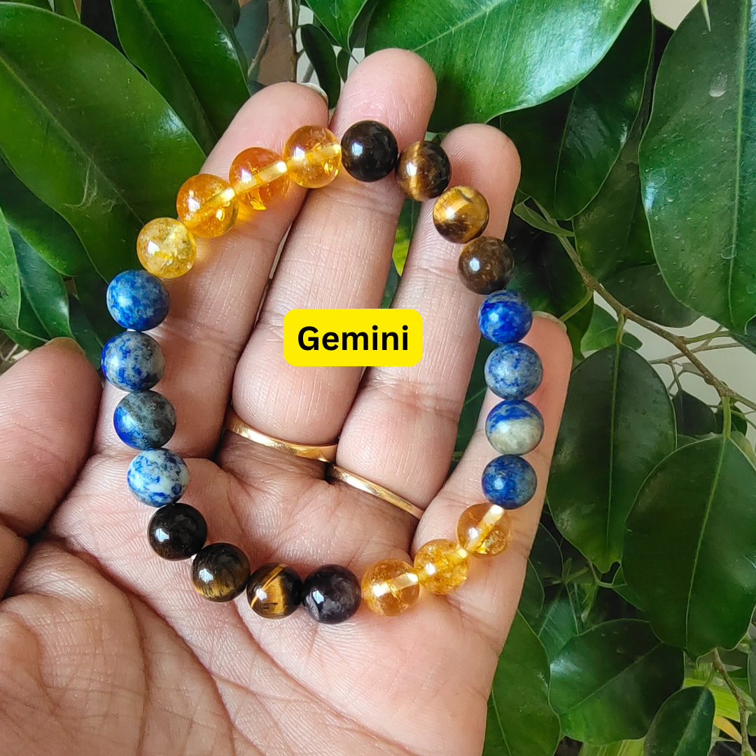 Gemini Zodiac Crystal Bracelet - Image 4