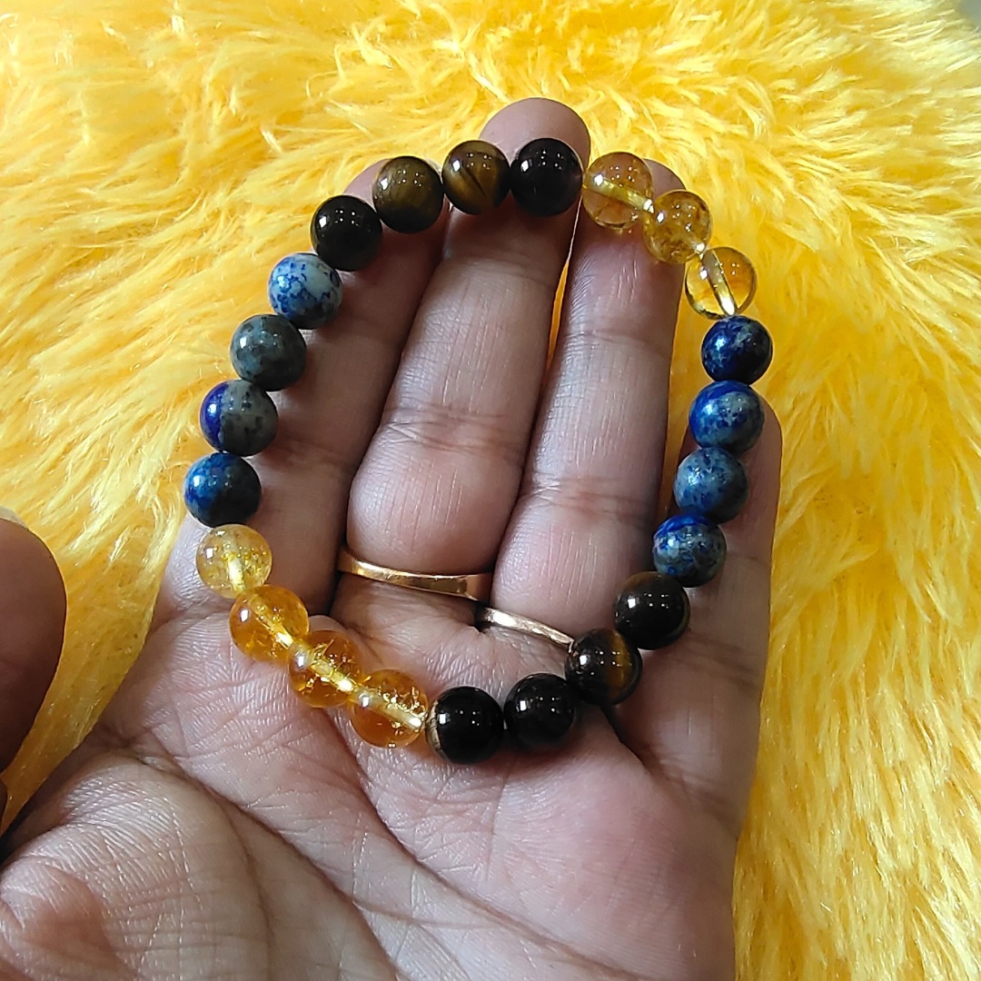 Gemini Zodiac Crystal Bracelet