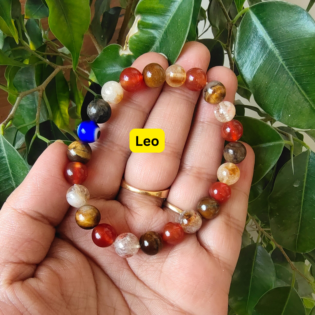 Leo Zodiac Crystal Bracelet
