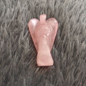 Rose Quartz Crystal Angel (2-inch)