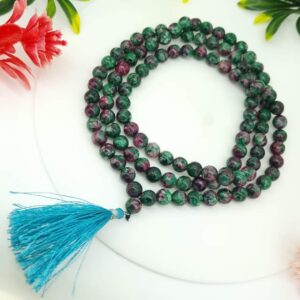 Ruby Zoisite Rosary