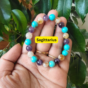 Sagittarius Zodiac Crystal Bracelet